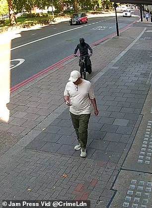 CCTV captured a bike theft in July on Park Lane