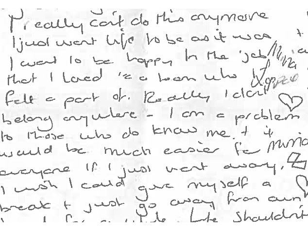 Hitchens said he believed the notes were written, as the documentary also suggests, on the advice of Letby's counsellors and cannot be taken as sincere admissions of guilt