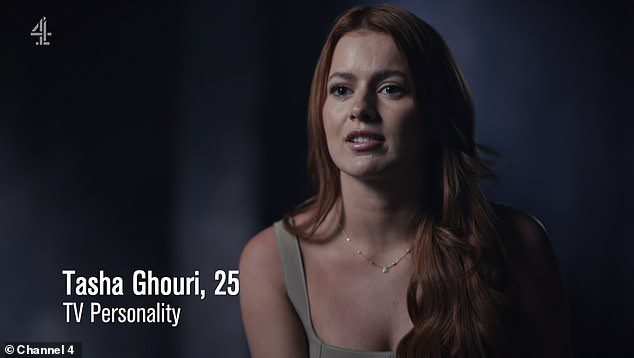 Tasha could be heard saying: 'I'm not mentally here. I'm not mentally here to do this'
