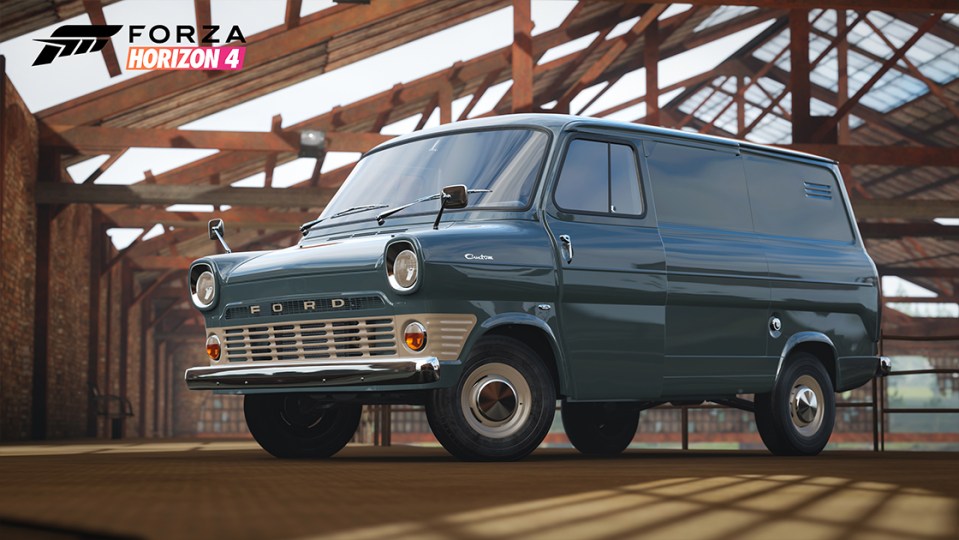 Forza Horizon 4: Ford Transit Custom van.