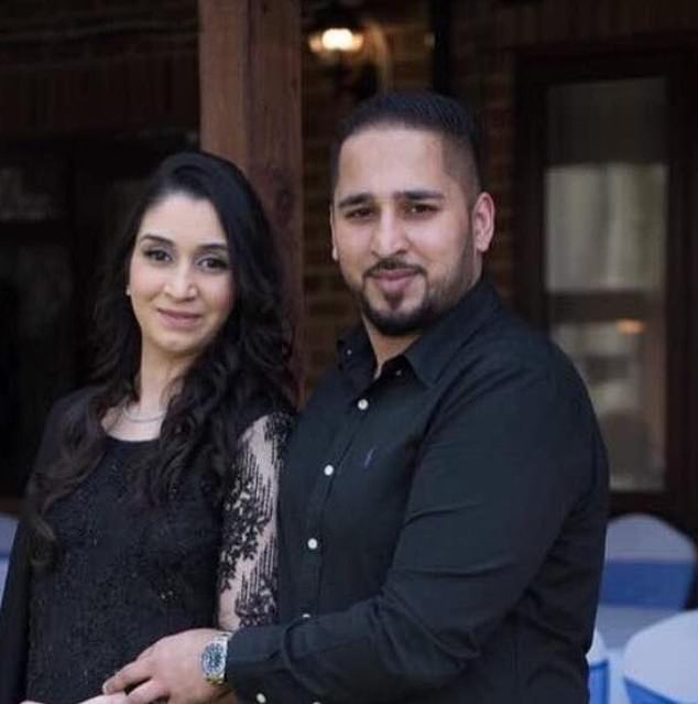 Despite being very wealthy, Iftikhar had a failed business venture that have left him millions of pounds in debt (pictured with wife Erum Salman)