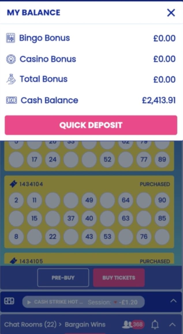 A Manchester resident, who wished to remain anonymous, was able to cash in £2,400 from Gala Bingo and has been spending the money on clothes and shoes for her eight-year-old daughter