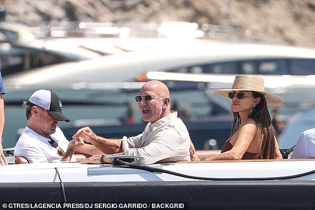 They chatted away to Leo as they smaller boat took them back to their yacht