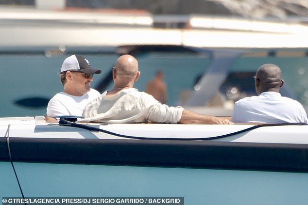 He chatted away to Leo on the boat