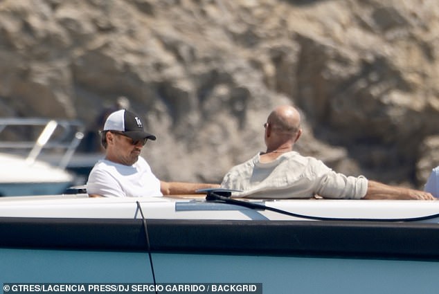 Leo and Jeff chatted away on the boat