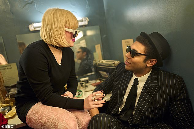 A BBC spokesman told The Sun: 'We¿re hugely grateful to Steven Knight and the cast and crew for bringing This Town to life ¿ in no small part due to Steven¿s passion for the West Midlands. We look forward to working with him on new projects in the future,' (Eve Austin and Levi pictured)