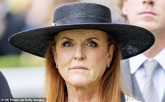 The Duchess of York is pictured on day four of Royal Ascot in June, 2025
