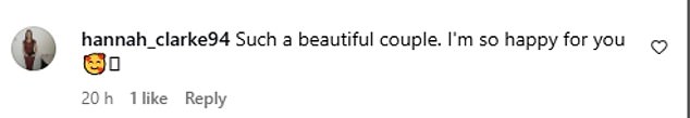 The post sent fans crazy as they rushed to the comments to gush over their relationship
