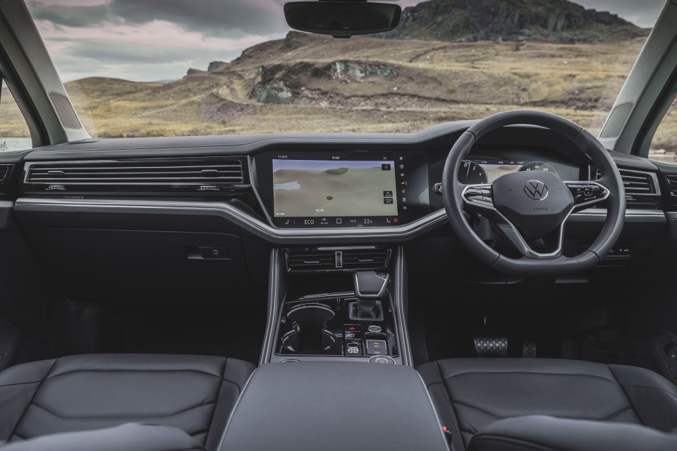 Volkswagen Touareg interior.
