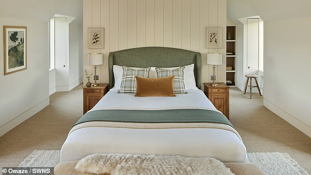 There are four double bedrooms. Upstairs lies the main bedroom, boasting its own dressing room and three-piece en suite with twin sinks