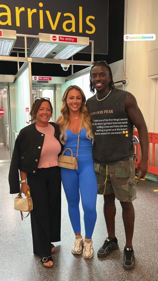 MEG AND DEJON with Meg's Mum</p>
<p>https://www.instagram.com/stories/dejonnoelwilliams/3692734408645736365/