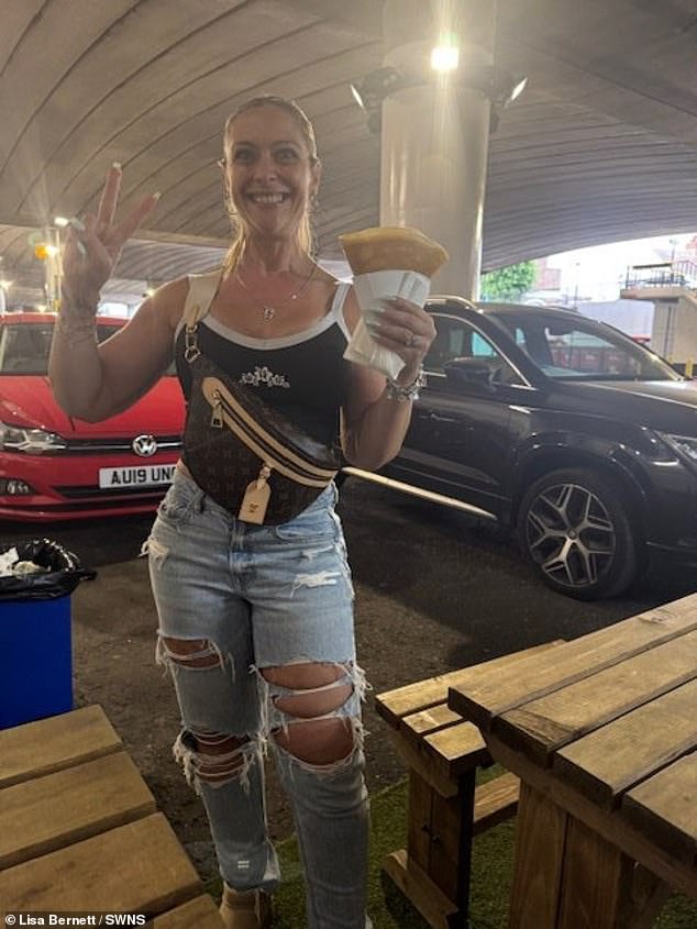 She still eats large portions but focuses on protein and fibre, as well as sticking to a calorie goal