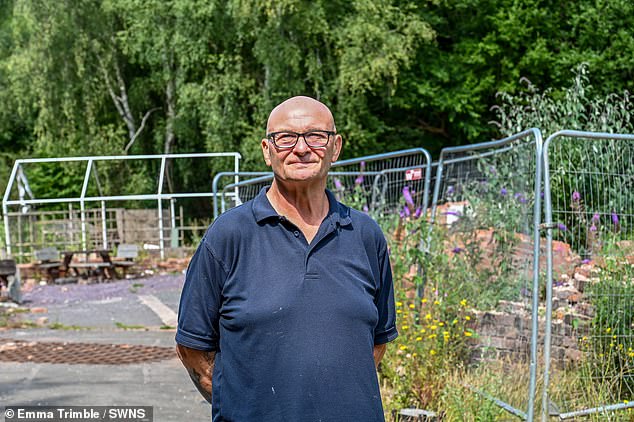 Paul Baker (pictured), 61, who had been going to the pub since he was 15, said: 'I've lived in the area all my life and I came here with my parents'