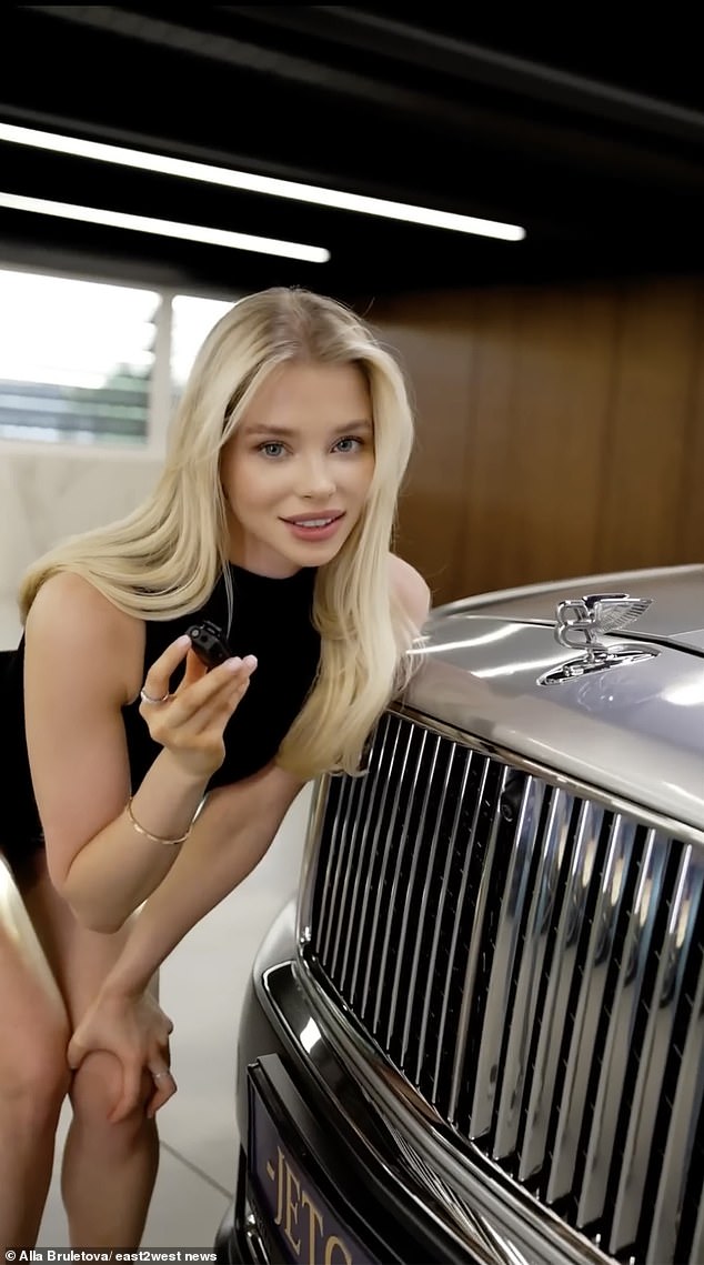 In July 2023, Ms Bruletova's Bentley video went viral when it amassed 5 million views on the first day, becoming a viral sensation