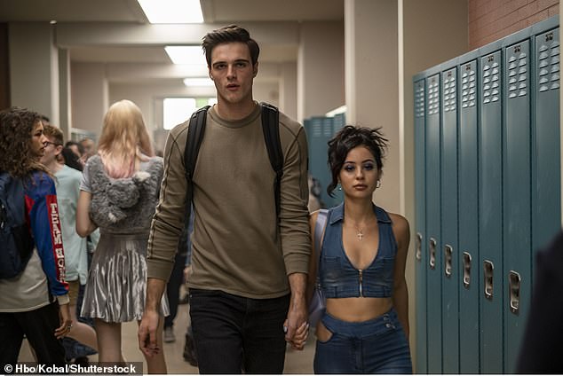 He is also known for starring on the series Euphoria. Pictured with Alexa Demie on season one