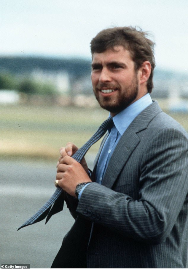 Andrew sporting a beard in 1983. During the 1980s 'Randy Andy' gained a reputation for being the 'playboy prince' during his bachelor years, with the prince linked romantically to a string of models and actresses