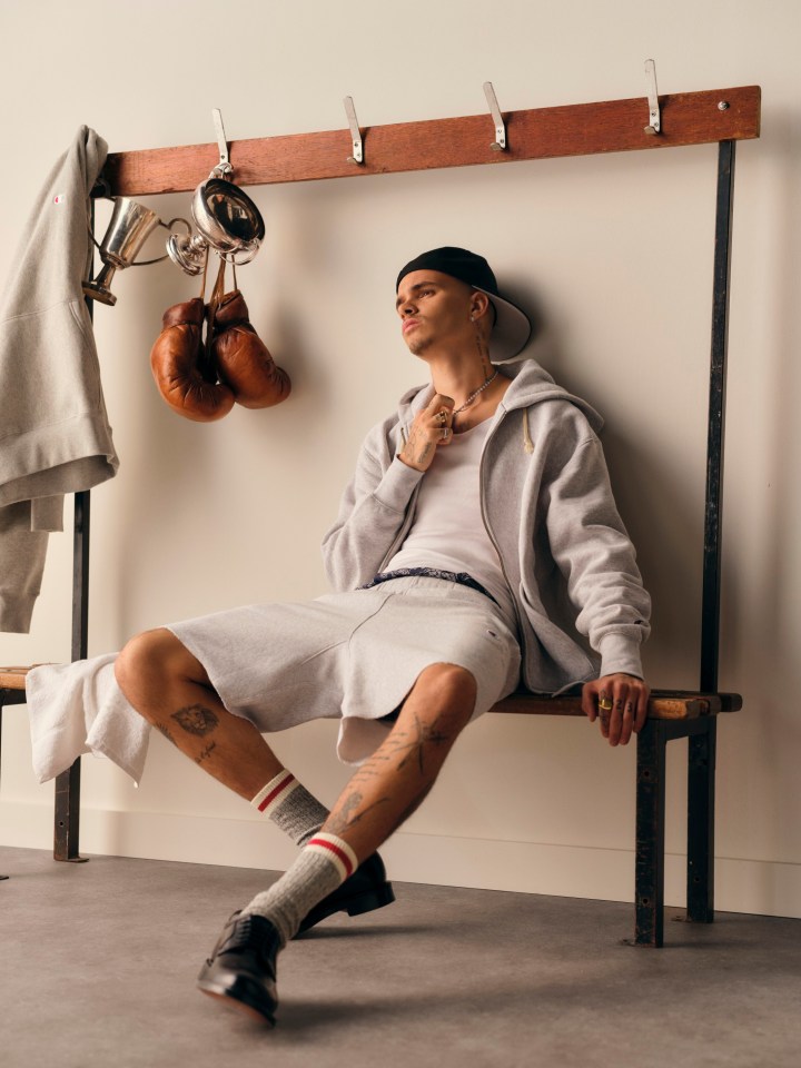Romeo Beckham in Champion's Champions for Champion campaign.