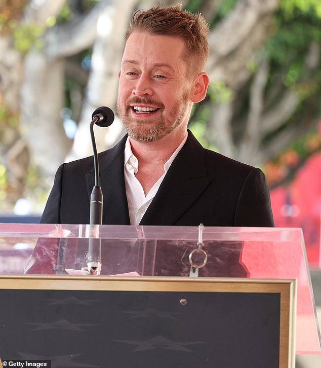 Earlier this year the star revealed why he has not spoken to his father , retired stage actor Kit Culkin, in about 30 years; pictured in 2023