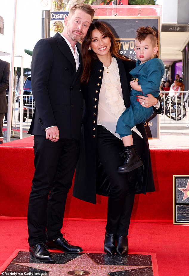 The actor notably shares son Dakota, three, as well as a second son, one, with Brenda Song - whom he became engaged to in January 2022; seen in December 2023