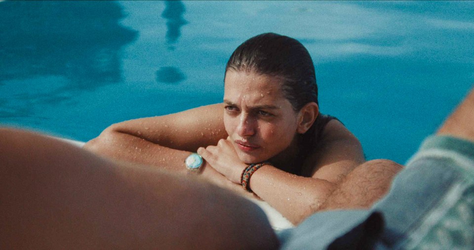 Film still of Ghjuvanna Benedetti as Lesia in *The Kingdom*.
