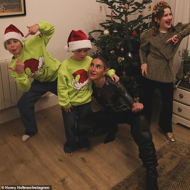 Nicholson is also grandfather to three children - Walter, 14; Hank, 8; and Daisy, 13 - through his 44-year-old daughter Honey Hollman (2-R, seen in 2023) with Danish model Winnie Hollman
