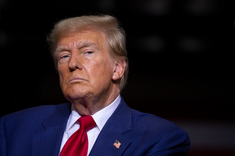 Photo of Donald Trump at a campaign event.