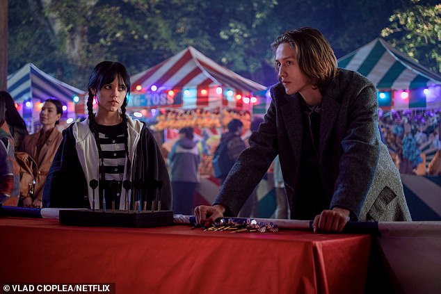 He played a psychic Nevermore student, Xavier Thorpe, who was one of the two main male leads and a romantic interest for Wednesday (Jenna Ortega)