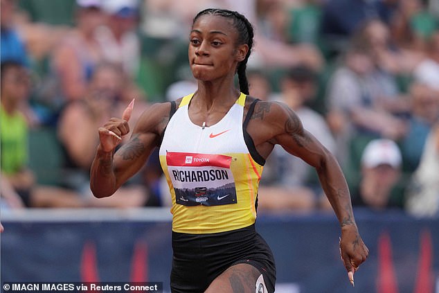The silver medalist in the 100m in Paris ran an 11.07 in her heat, but pulled out of the semifinals