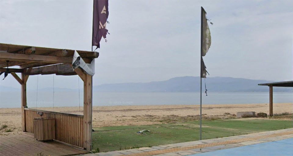 Ofryni Beach, Kavala, Greece.