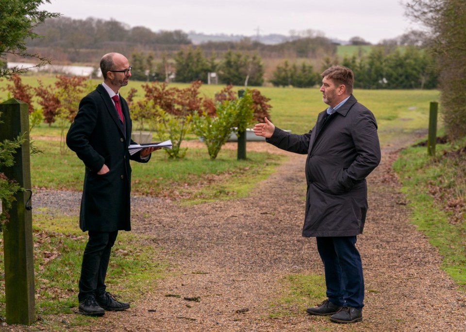 04.02.21 - The Rettendon murders (also known as the Range Rover murders or Essex murders) occurred on 6 December 1995 in the village of Rettendon in Essex, England, when three drug dealers were shot dead in a Range Rover down a small farm track. Oliver Harvey talking to David McKelvey at the scene in Essex.