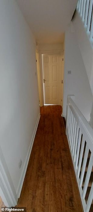 The home was listed on Rightmove for rental