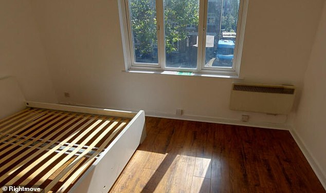 The home in East London was also said to be ‘close to amenities’ with ‘good transport links’