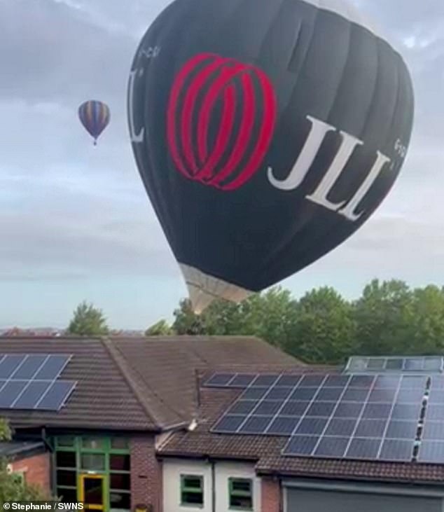 Witnesses described seeing the basket tipping as it tried to get back into the air and how it 'looked like the people were going to fall out'