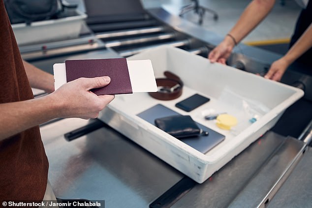 A TikTok user, @travel.by.the.books, revealed she avoids putting her mobile phone loose in the tray after an airport security worker gave her a stark warning