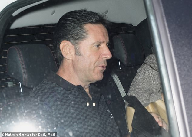 Davidson left with his daughters to enjoy his first night of freedom in three months