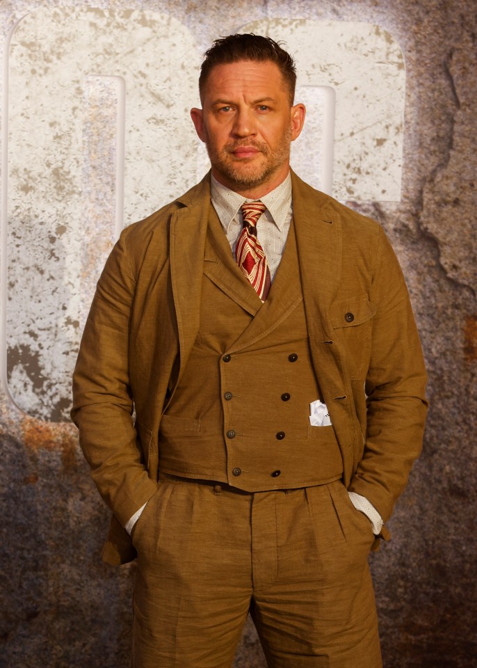 Tom Hardy at the Havoc World Premiere.