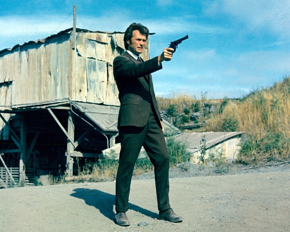 Clint Eastwood as Dirty Harry in 1971.