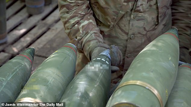 Even from some distance away, the shockwaves of Howitzer munitions race through the zigzag trench into the dugout and up the steps at the far side