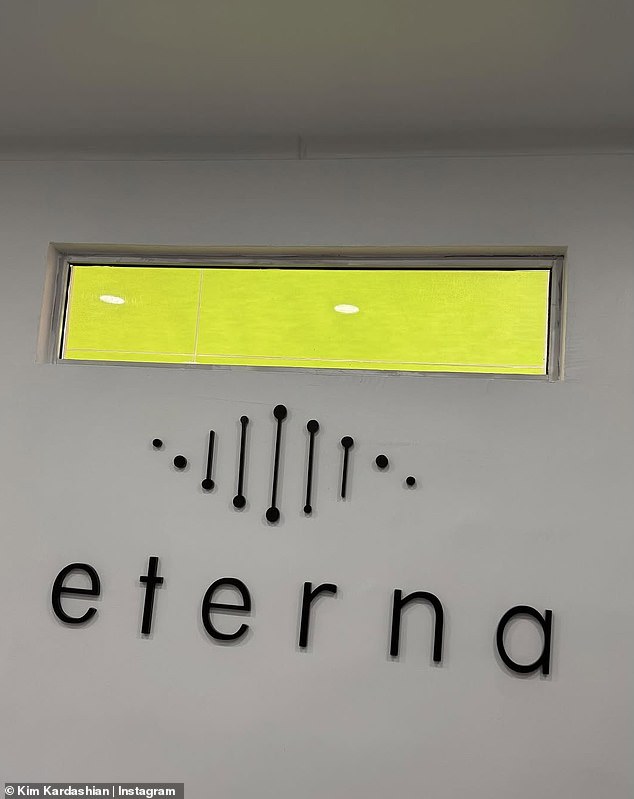 The TV star made sure to promote Eterna, but she added a disclaimer: 'Everyone is different, and I'm just sharing what has worked for me lately. Definitely do your own homework and talk to medical professionals'