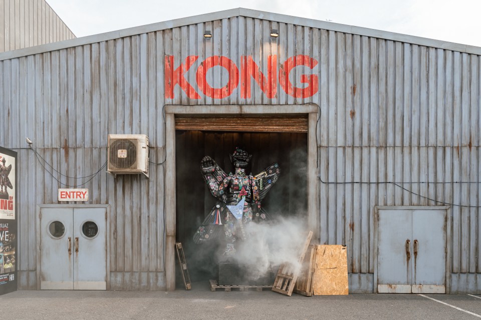 Gorillaz Kong exhibit.