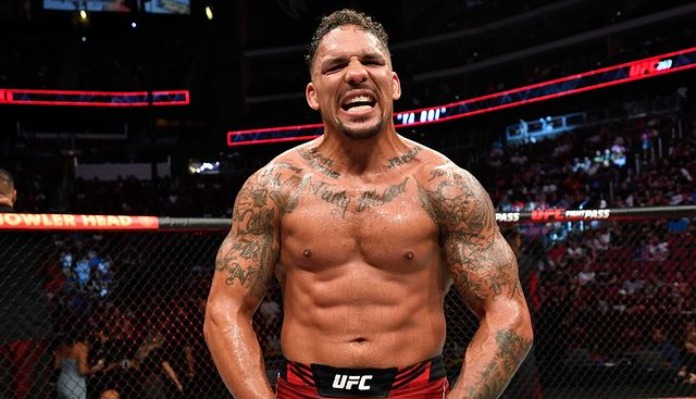 Eryk Anders in a UFC octagon.
