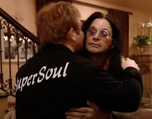Elton, once appeared on the family's MTV show The Osbourne's in 2005, giving fans a rare glimpse into the pairs unique bond as he presented his friend with a lavish necklace