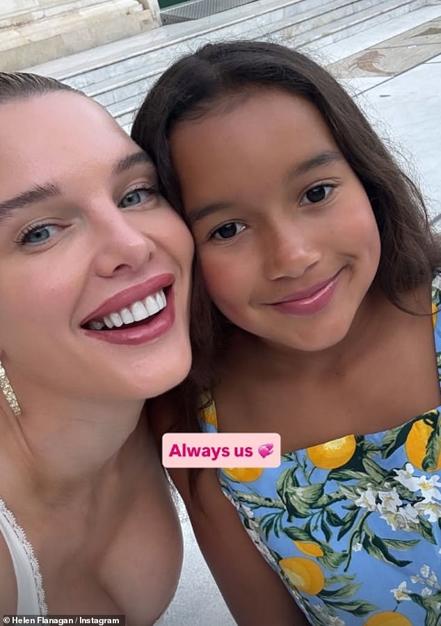 In her sweet caption, she branded daughter Matilda (pictured) the 'most amazing little girl'