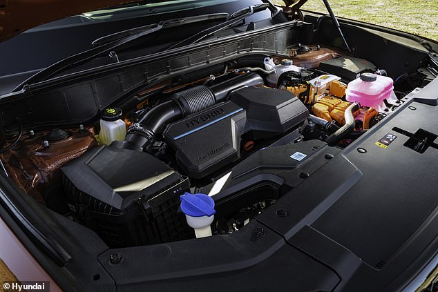 Customers have the choice of a conventional hybrid or a plug-in hybrid drivetrain. There is no conventional petrol or diesel engine here