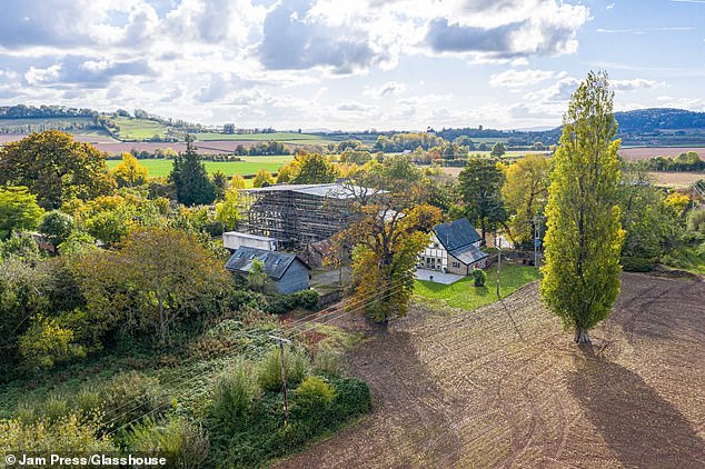 The house is surrounded by greenery and is a stone's throw away from the diminutive village of Canon Pyon