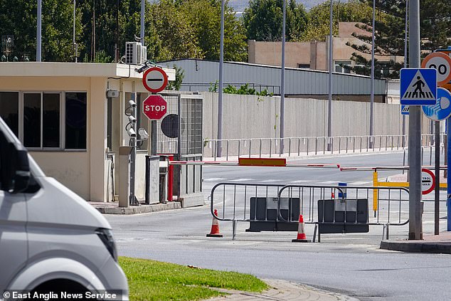 So far only 29 migrants have been housed in the unit since it opened, including the most recent nine. Pictured: The guarded entrance to the port of Motril, Spain