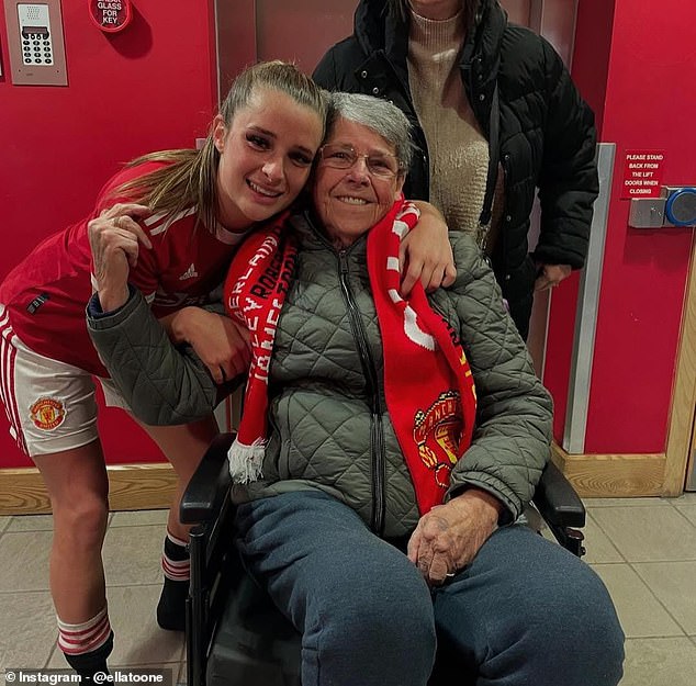 Following the momentous occasion, Ella devastatingly revealed grandmother, known affectionately as Nanna Maz, died on the morning of the Euros final