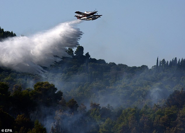 Greece's national weather service EMY said winds of up to 46 miles an hour were forecast for Saturday
