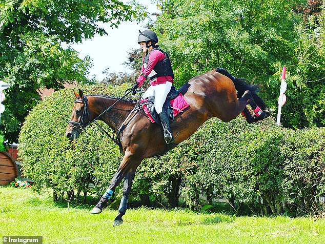 The heartbreaking accident happened yesterday at Aston-le-Walls Horse Trials in the village of the same name in Northamptonshire. Pictured: File photo of Ms Yorke