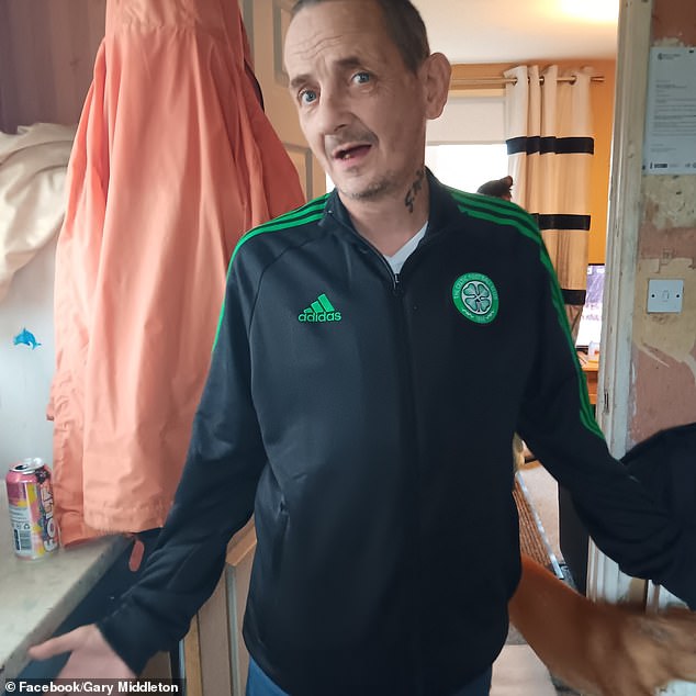 She has paid tribute online to her father Gary Middleton who died aged 55 last October